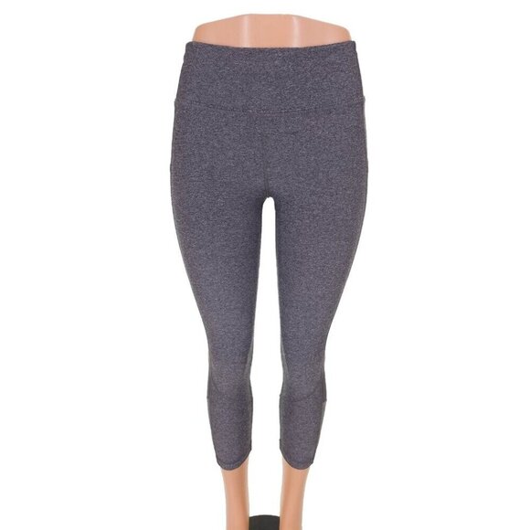 Lululemon Pace Rival Crop Size 6 Heathered Black Deep Coal Boom Juice - Picture 1 of 7